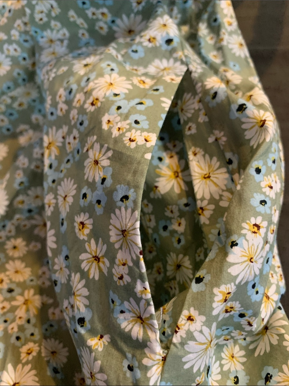 NWT Lulus Among the Meadow Sage Green Floral Print Midi Dress - Picture 16 of 16